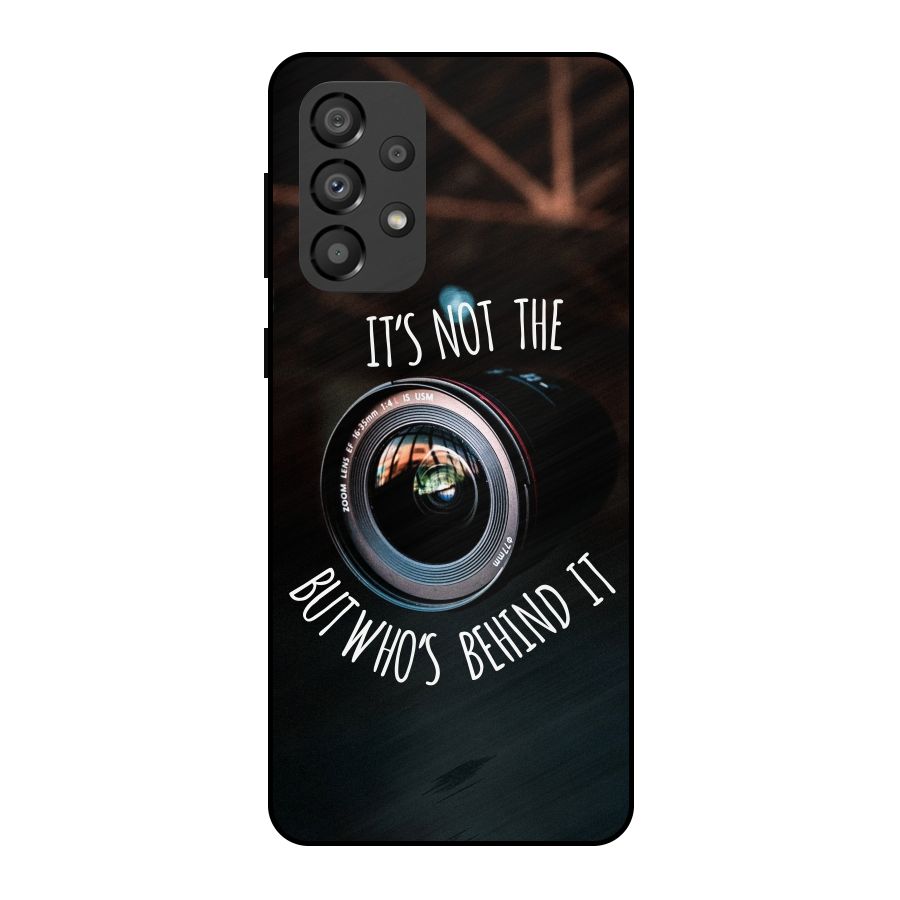 Camera Quote Metal Back Case for Galaxy A33 5G