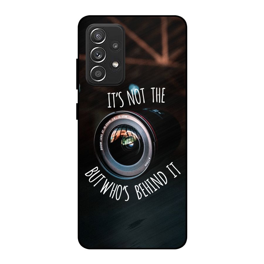 Camera Quote Metal Back Case for Galaxy A52