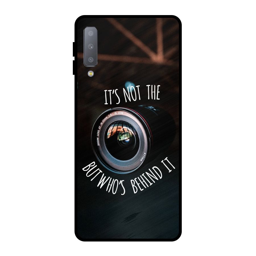 Camera Quote Metal Back Case for Galaxy A7 (2018)