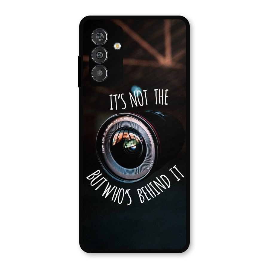 Camera Quote Metal Back Case for Galaxy F13