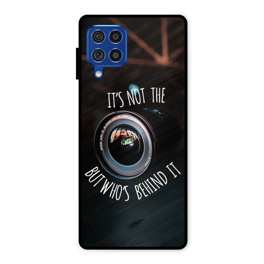 Camera Quote Metal Back Case for Galaxy F62