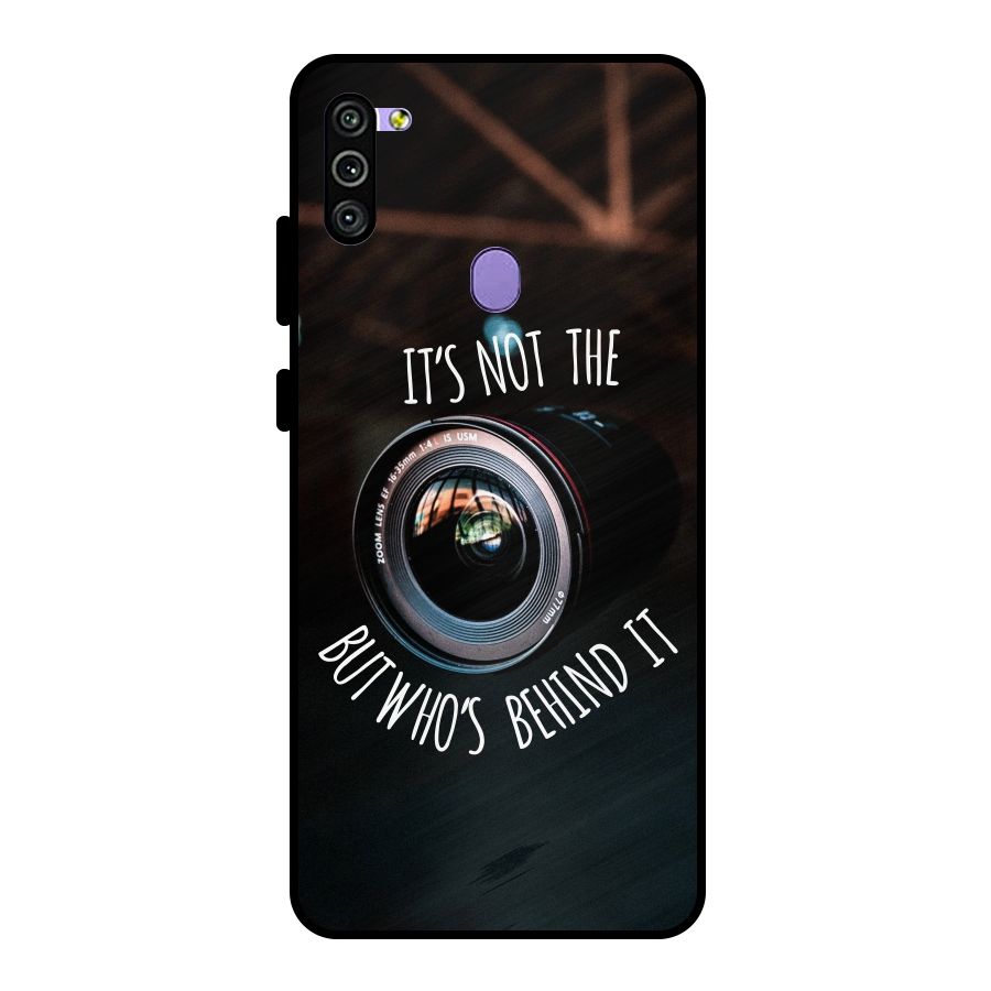 Camera Quote Metal Back Case for Galaxy M11