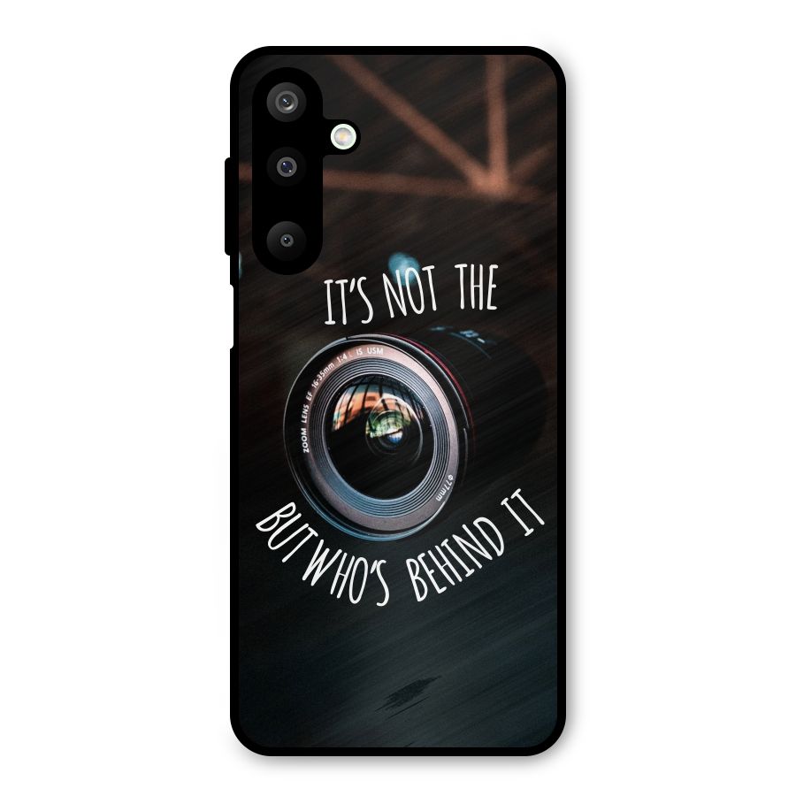 Camera Quote Metal Back Case for Galaxy M16
