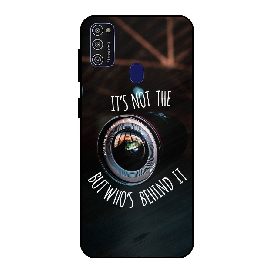 Camera Quote Metal Back Case for Galaxy M30s