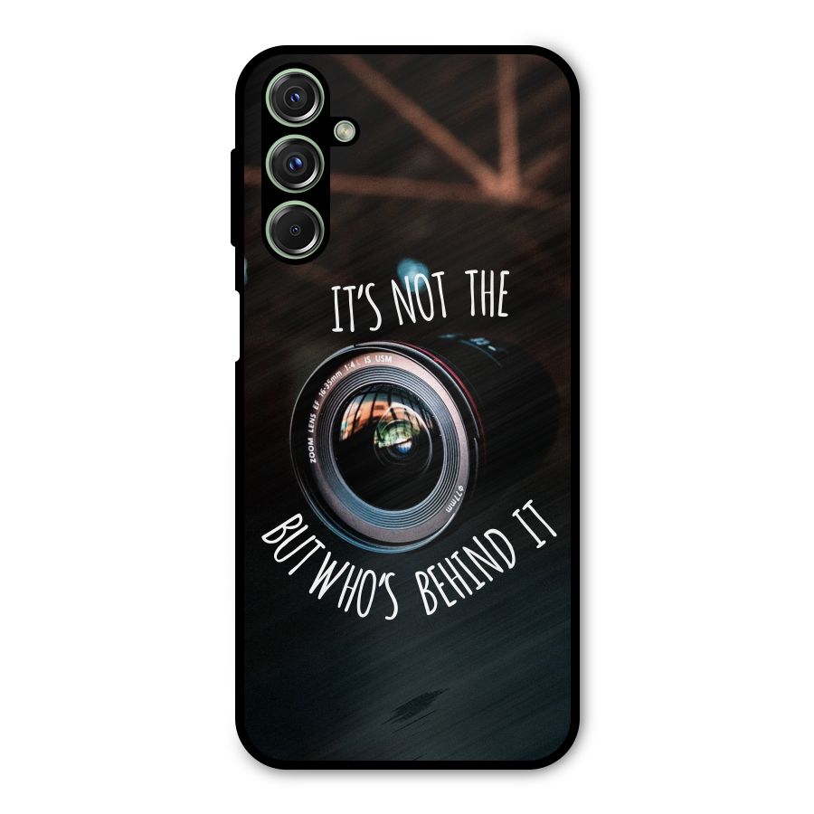 Camera Quote Metal Back Case for Galaxy M34