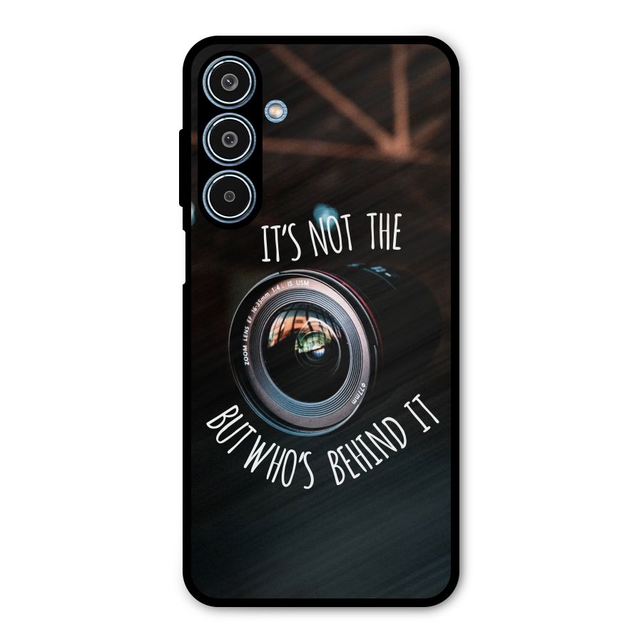Camera Quote Metal Back Case for Galaxy M35