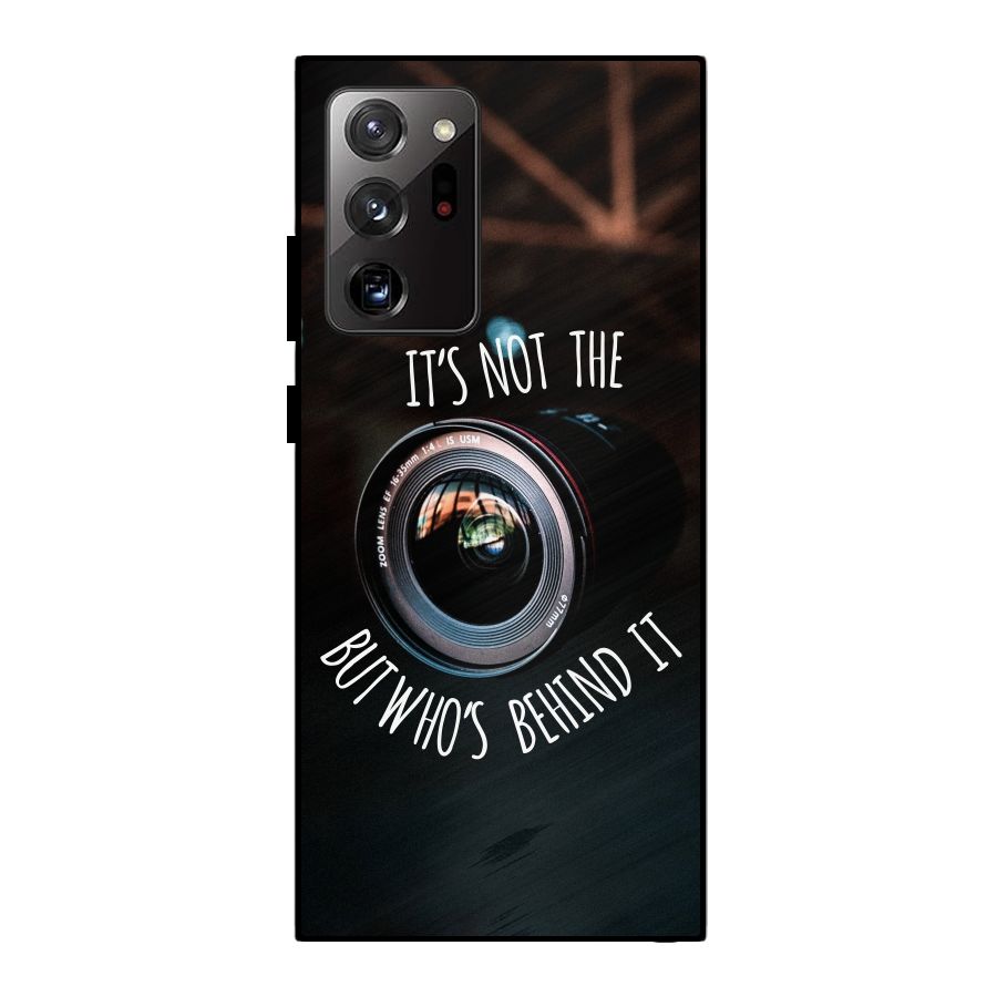 Camera Quote Metal Back Case for Galaxy Note 20 Ultra