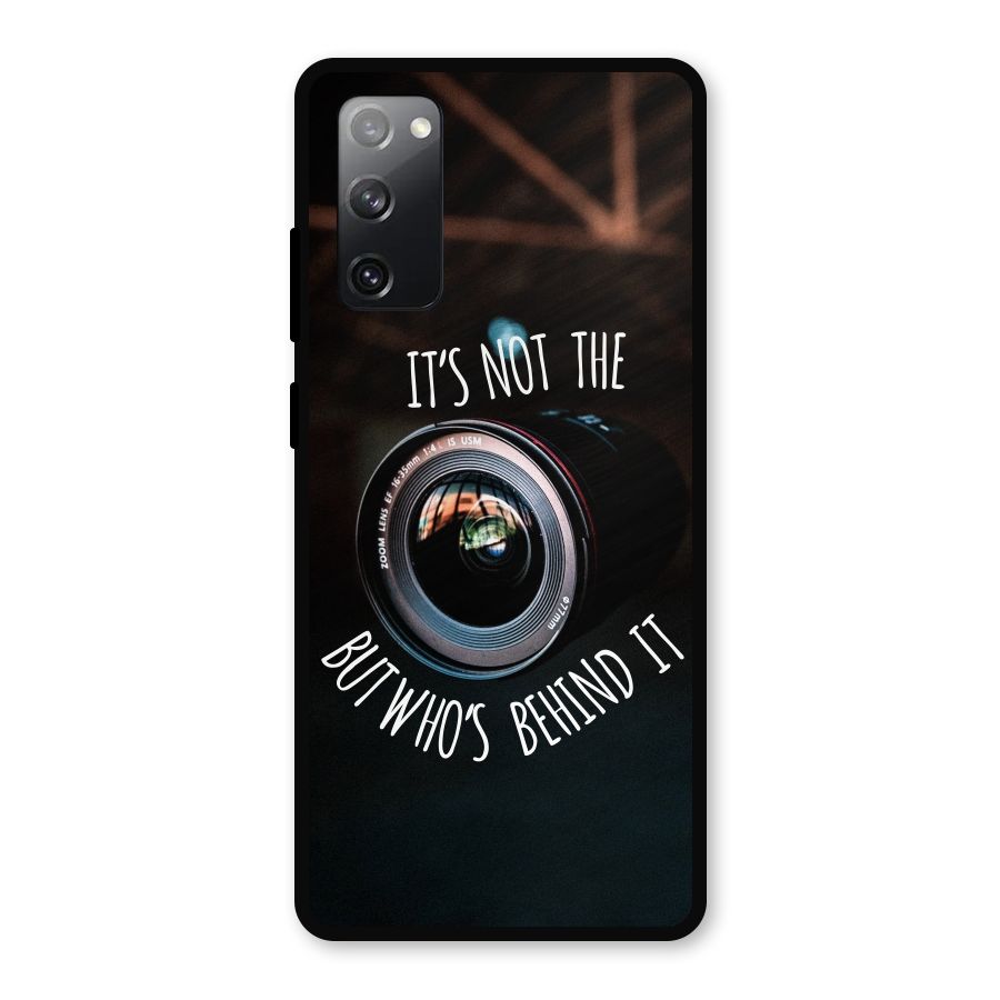 Camera Quote Metal Back Case for Galaxy S20 FE 5G