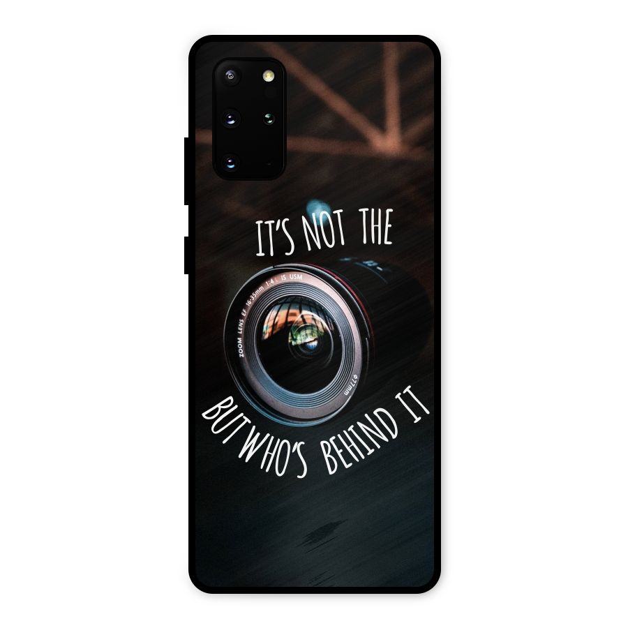 Camera Quote Metal Back Case for Galaxy S20 Plus