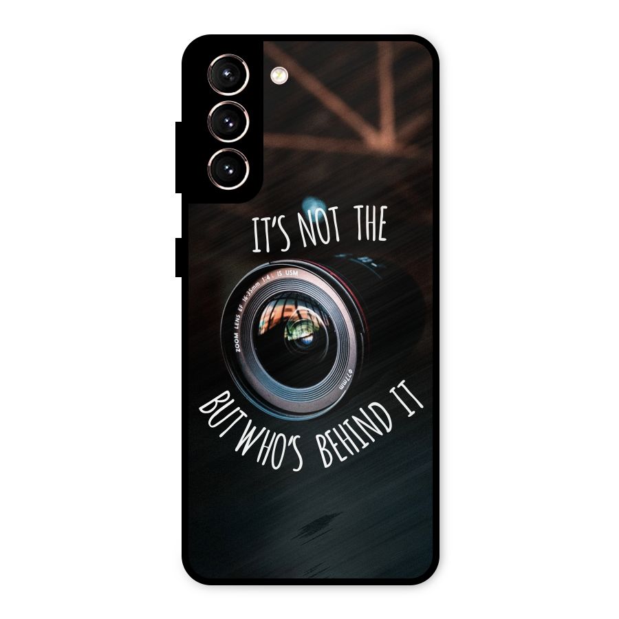 Camera Quote Metal Back Case for Galaxy S21 5G