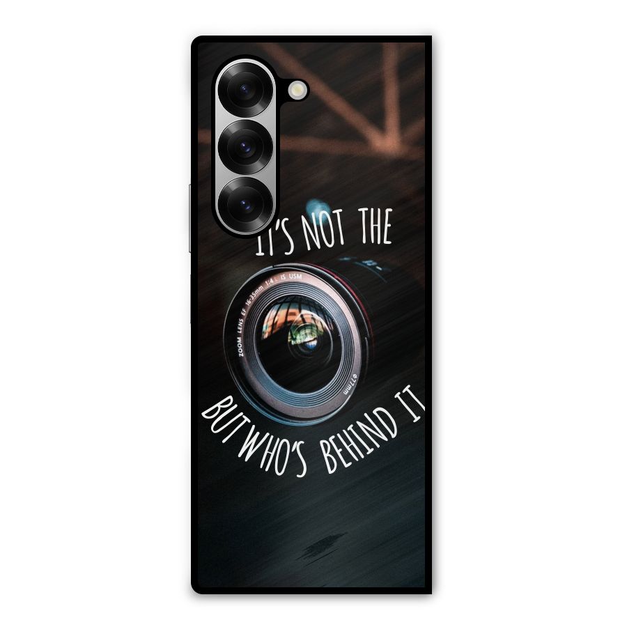 Camera Quote Metal Back Case for Galaxy Z Fold6