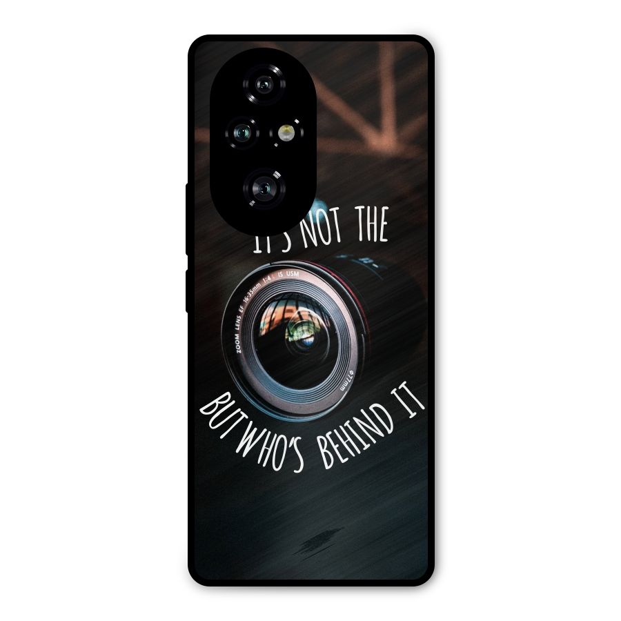 Camera Quote Metal Back Case for Honor 200 Pro