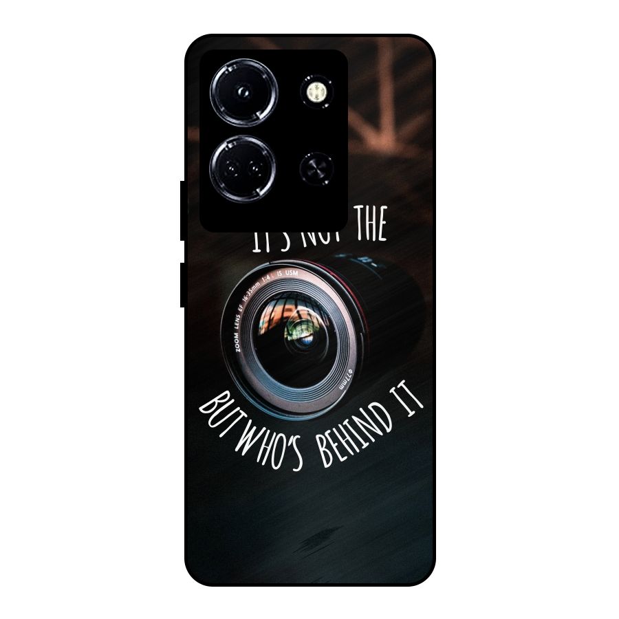 Camera Quote Metal Back Case for Infinix Note 30 5G