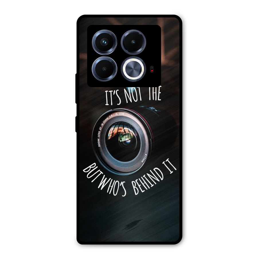 Camera Quote Metal Back Case for Infinix Note 40 5G