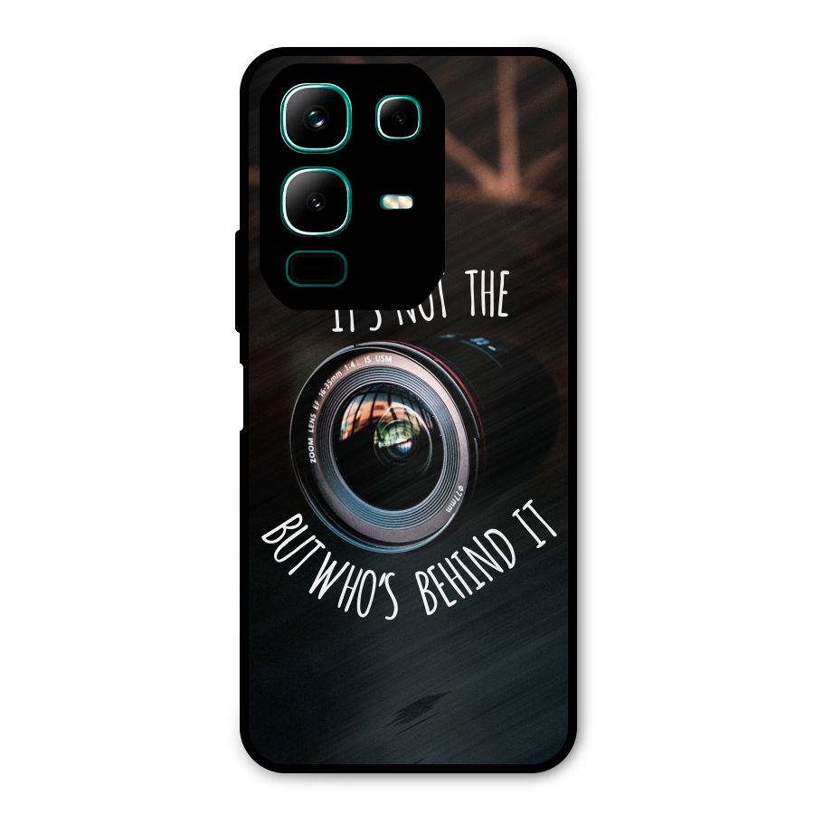 Camera Quote Metal Back Case for Infinix Note 50x