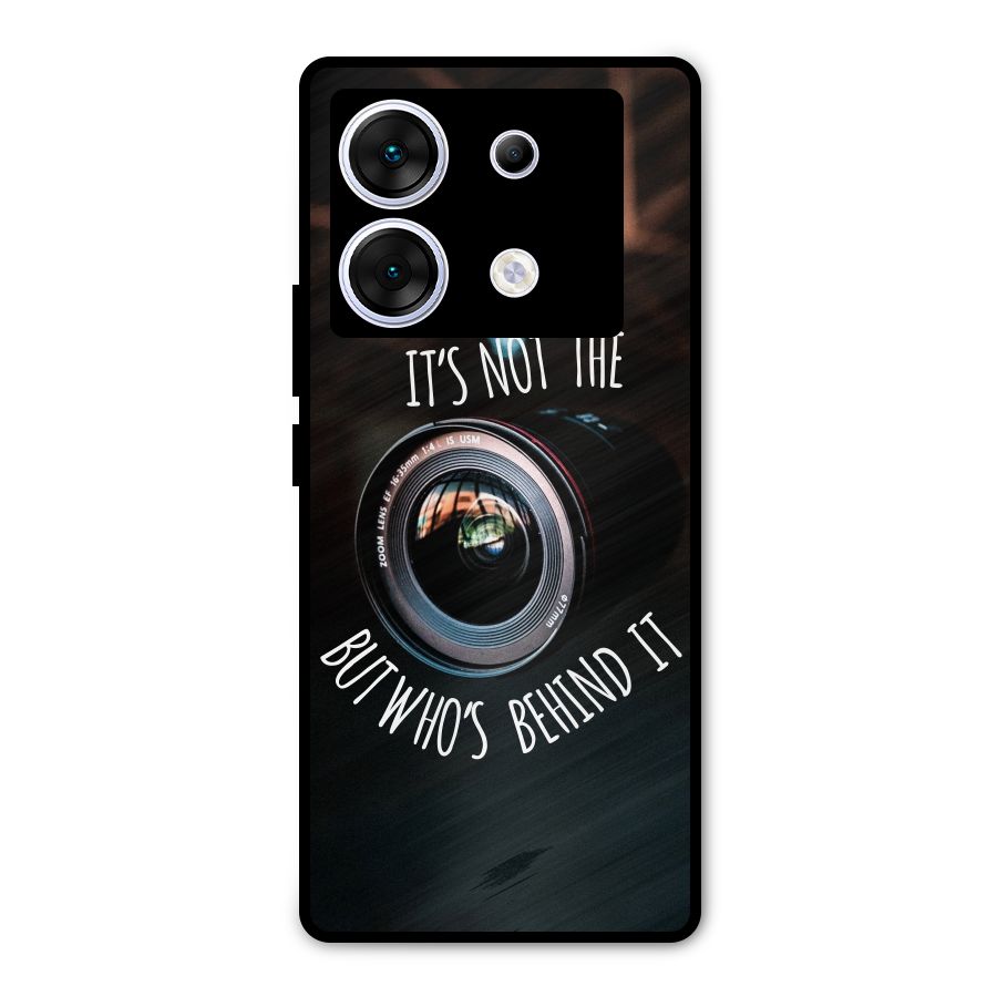 Camera Quote Metal Back Case for Infinix Zero 30 5G