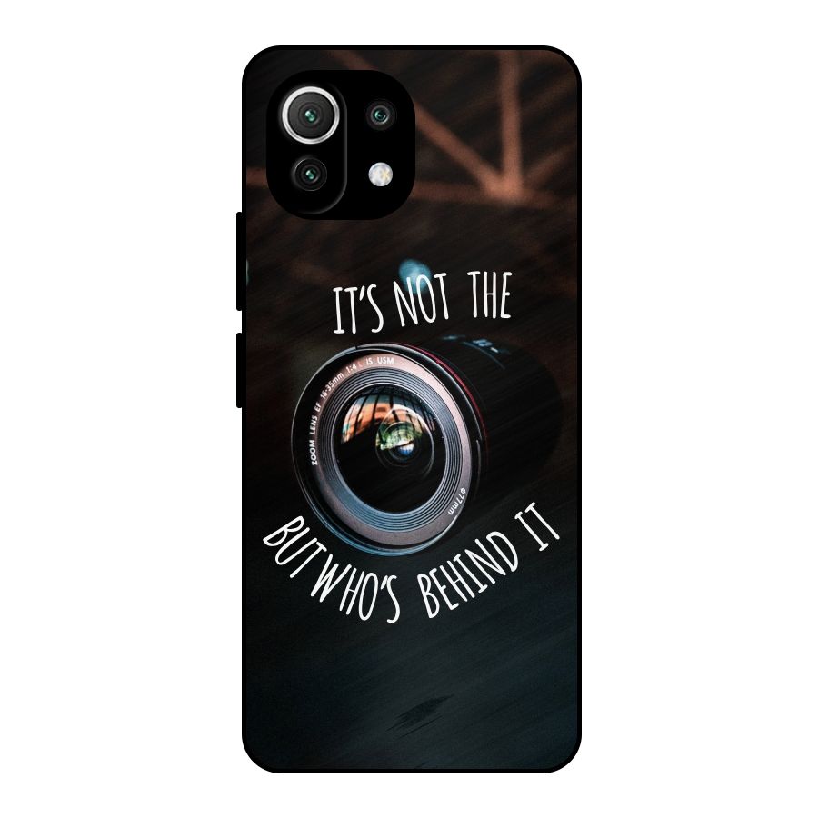 Camera Quote Metal Back Case for Mi 11 Lite NE 5G