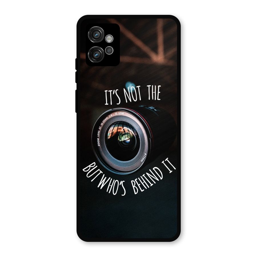 Camera Quote Metal Back Case for Moto G32