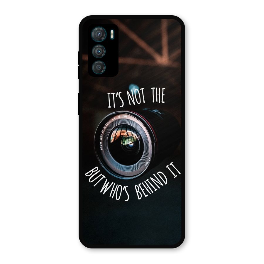 Camera Quote Metal Back Case for Moto G42