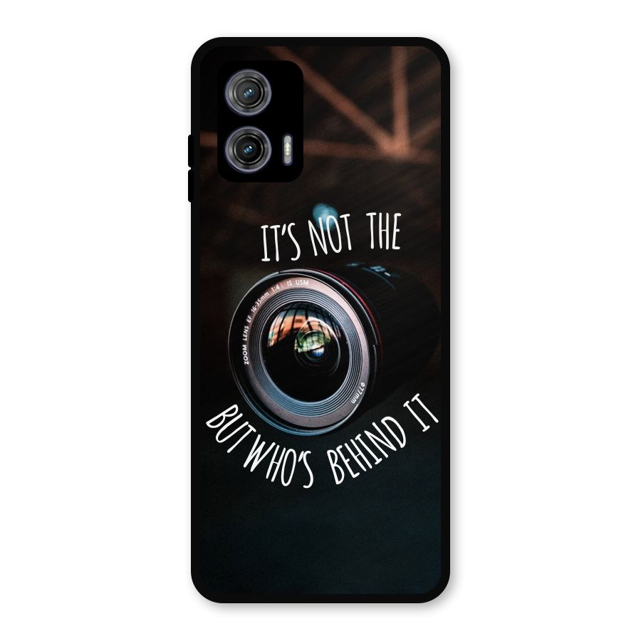 Camera Quote Metal Back Case for Moto G73