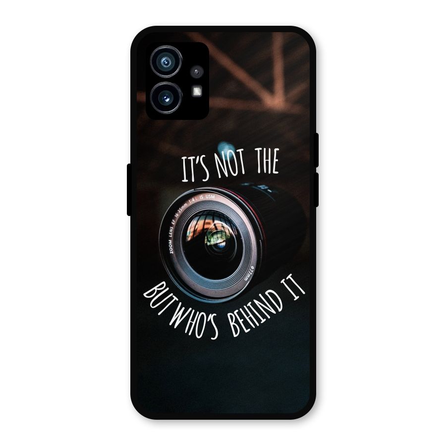 Camera Quote Metal Back Case for Nothing Phone 1