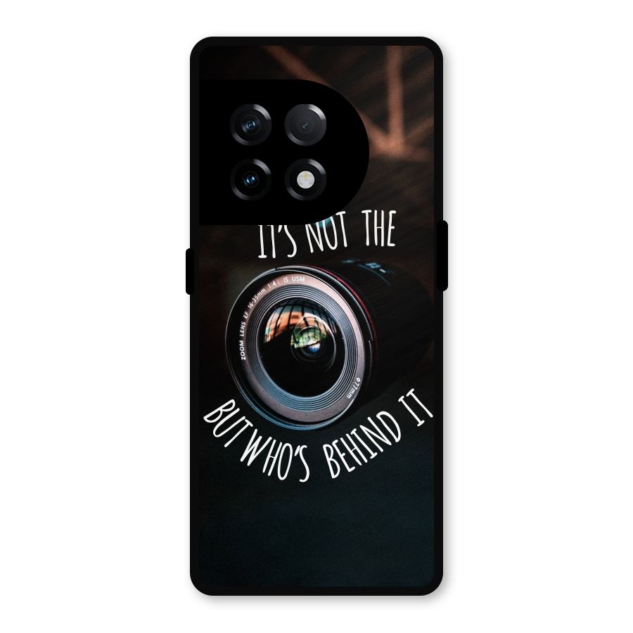 Camera Quote Metal Back Case for OnePlus 11R