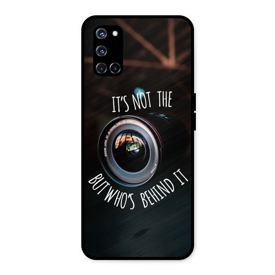 Camera Quote Metal Back Case for Oppo A52