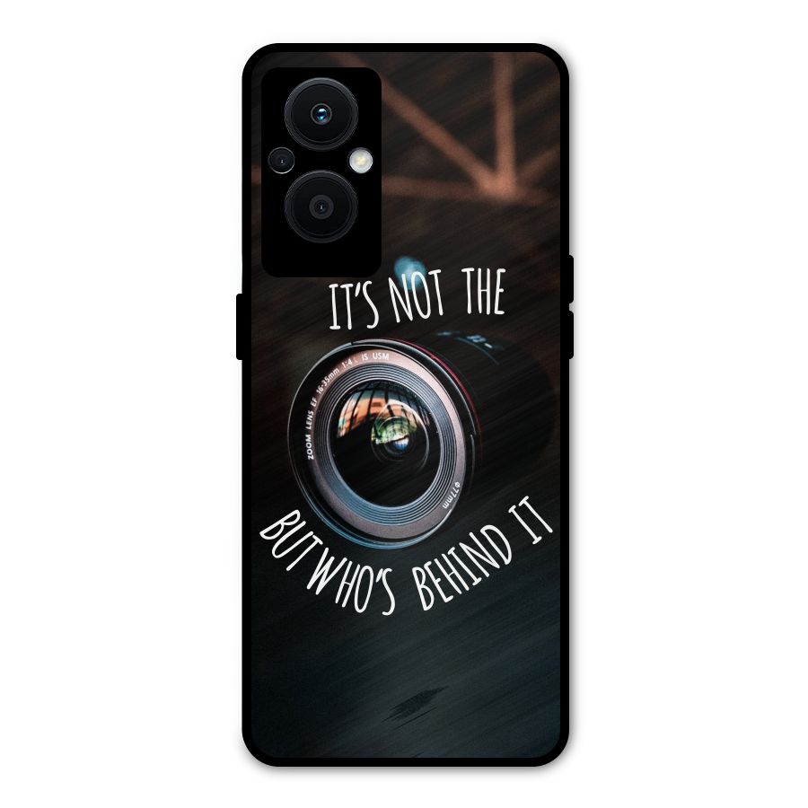 Camera Quote Metal Back Case for Oppo F21s Pro 5G