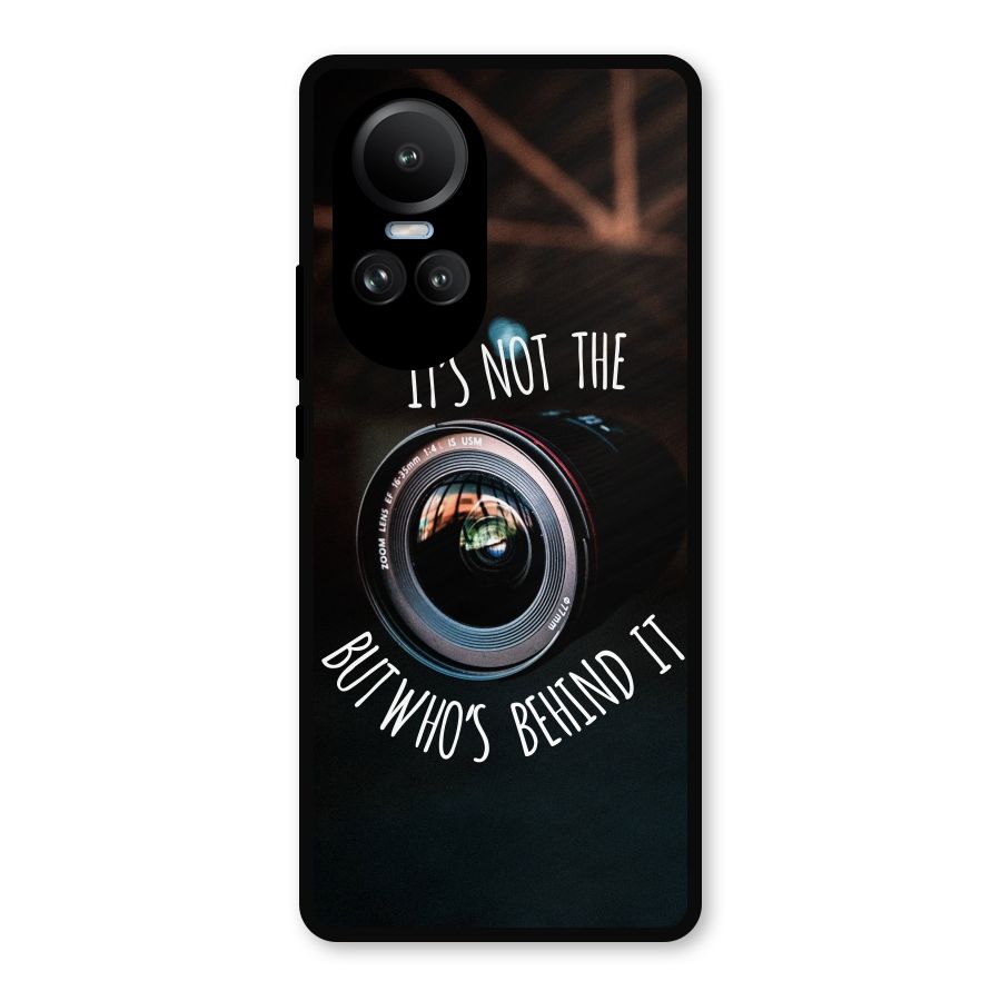 Camera Quote Metal Back Case for Oppo Reno10 Pro