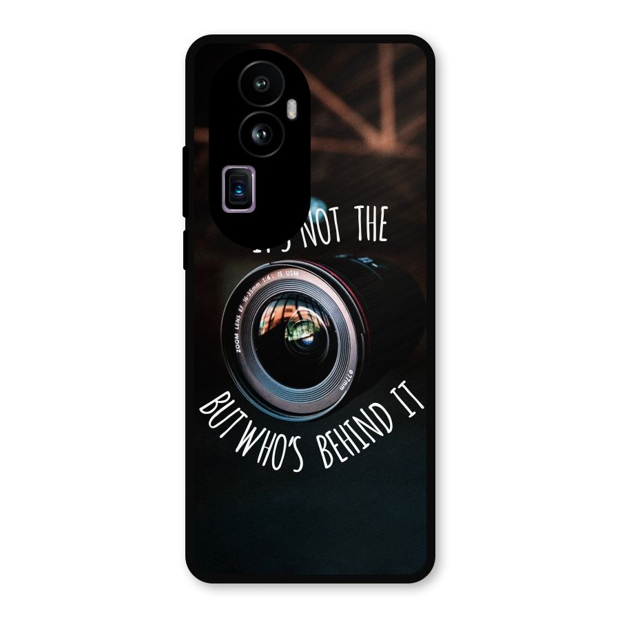 Camera Quote Metal Back Case for Oppo Reno10 Pro Plus