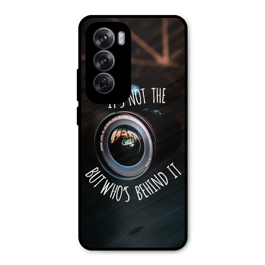Camera Quote Metal Back Case for Oppo Reno12 Pro
