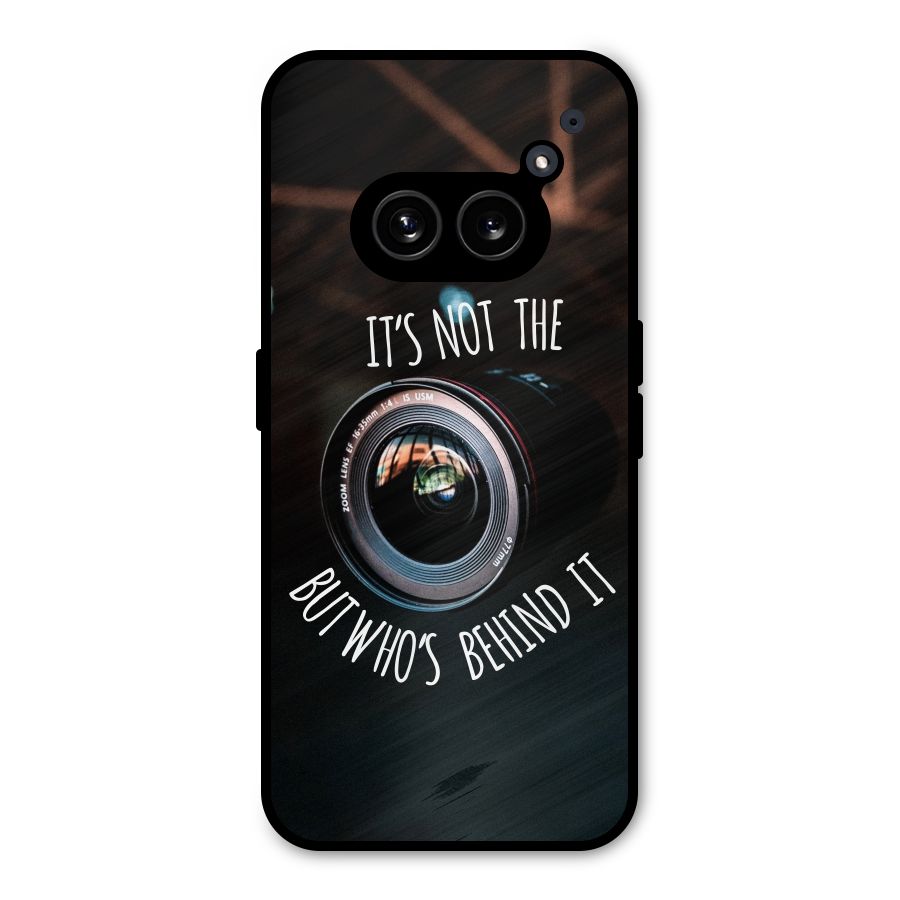 Camera Quote Metal Back Case for Nothing Phone 2a