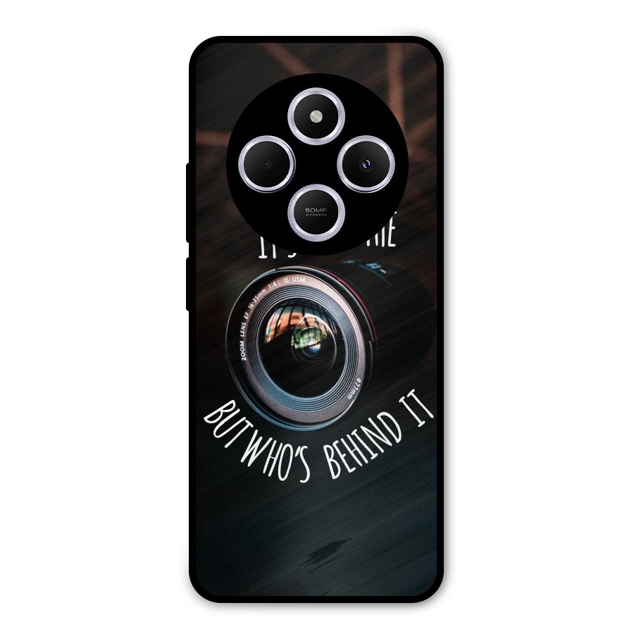 Camera Quote Metal Back Case for Poco C75 5G