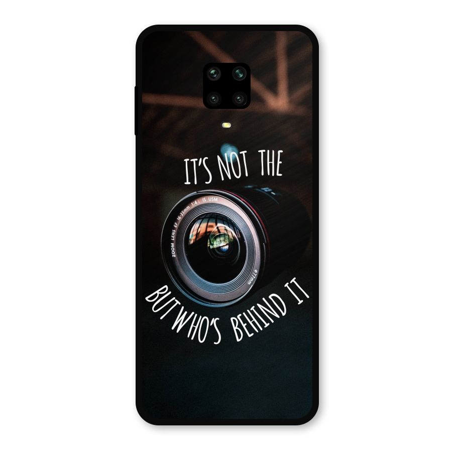 Camera Quote Metal Back Case for Poco M2