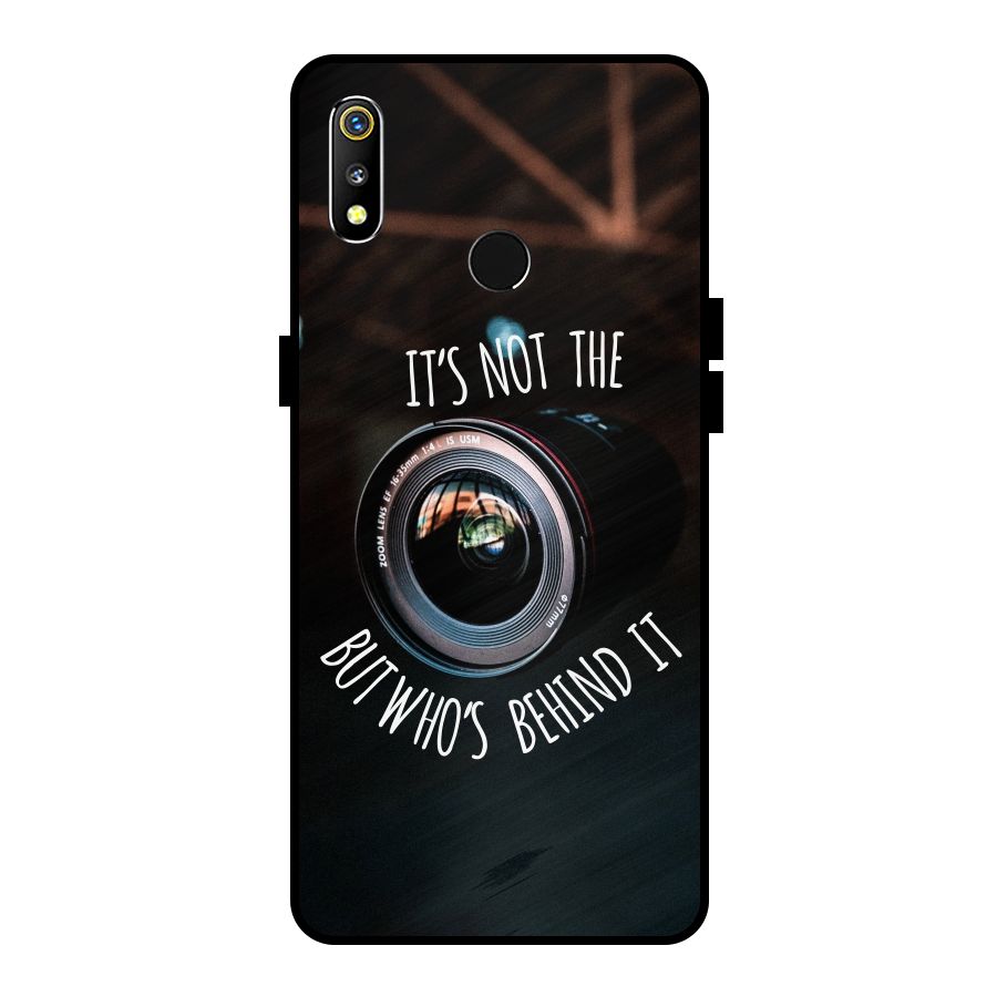 Camera Quote Metal Back Case for Realme 3
