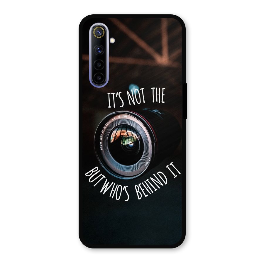Camera Quote Metal Back Case for Realme 6i
