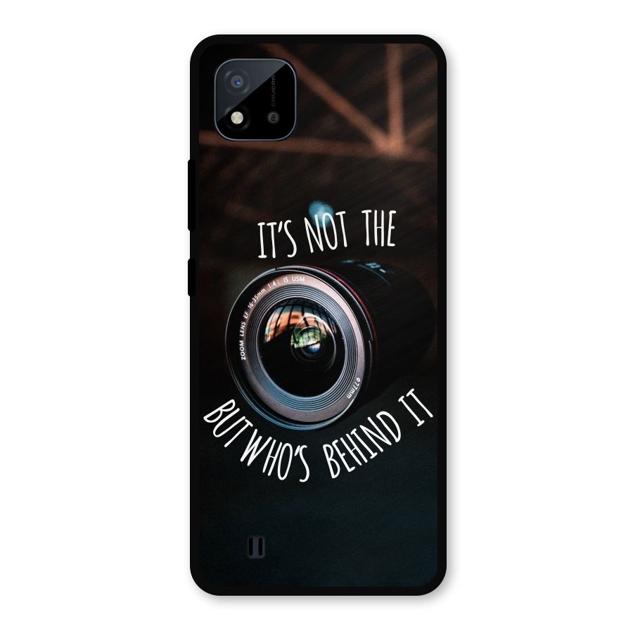 Camera Quote Metal Back Case for Realme C11 2021