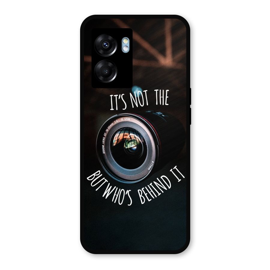 Camera Quote Metal Back Case for Realme Narzo 50 5G
