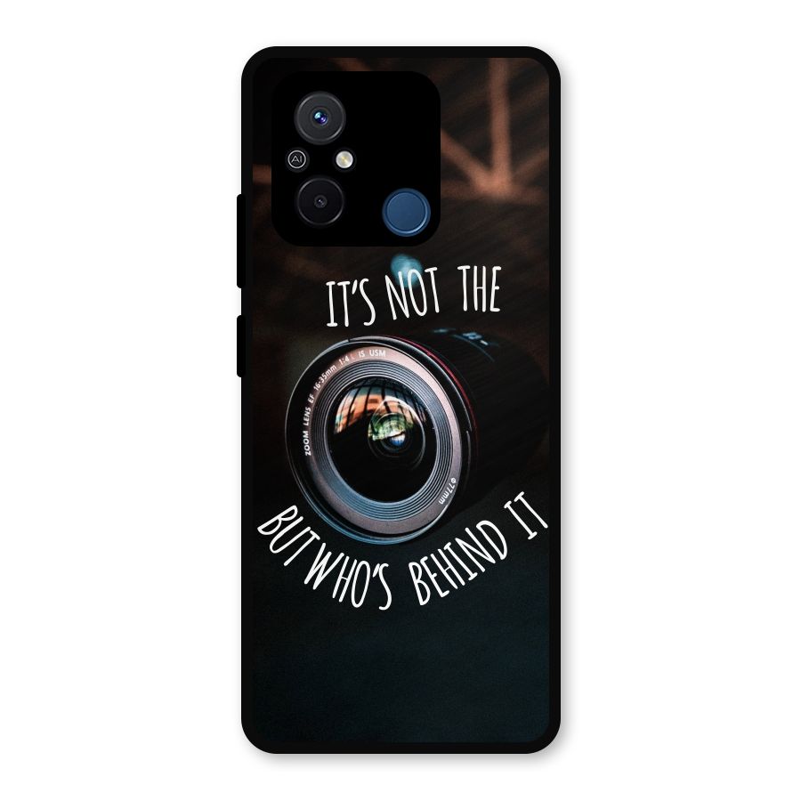 Camera Quote Metal Back Case for Redmi 12C