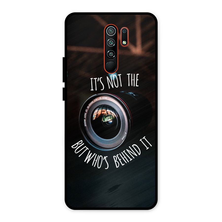 Camera Quote Metal Back Case for Redmi 9 Prime