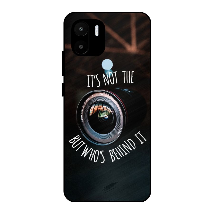 Camera Quote Metal Back Case for Redmi A1+
