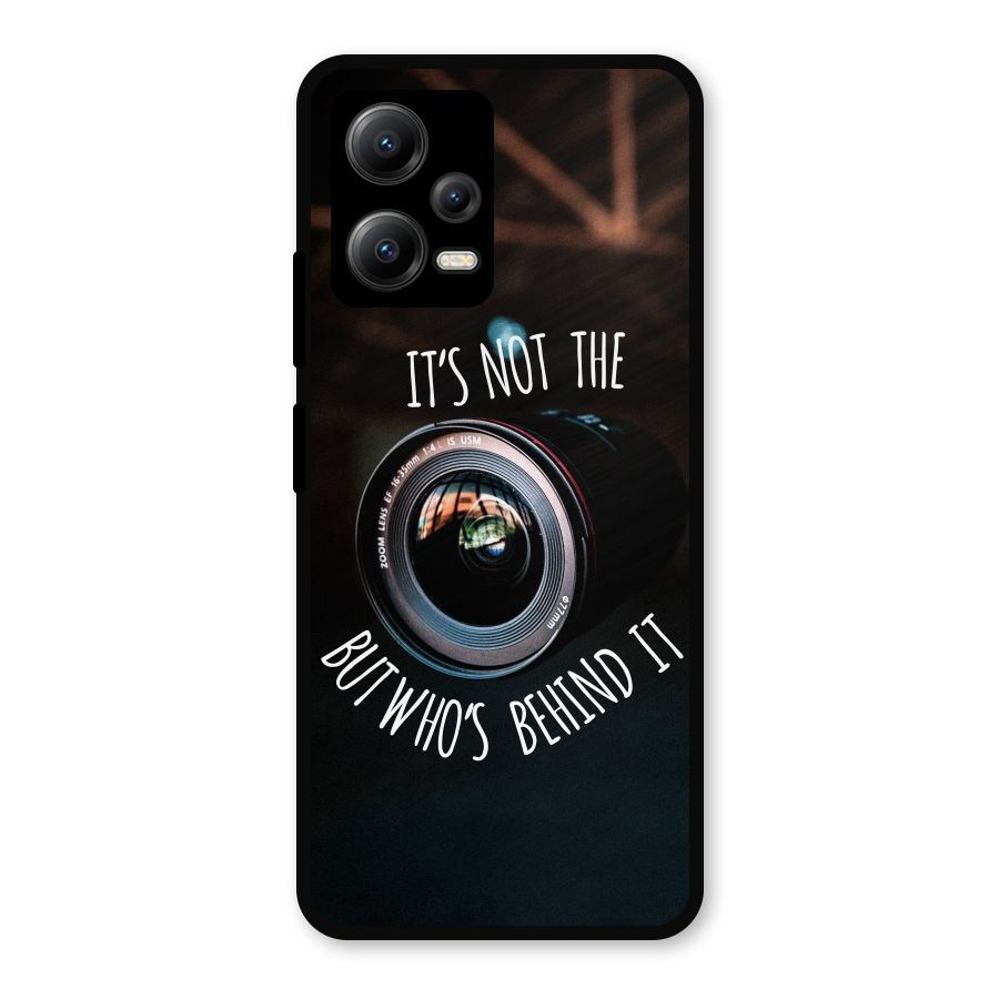 Camera Quote Metal Back Case for Redmi Note 12 5G