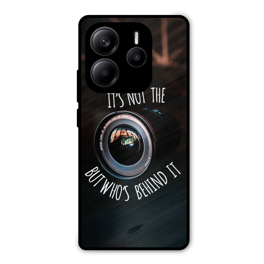 Camera Quote Metal Back Case for Redmi Note 14 5G