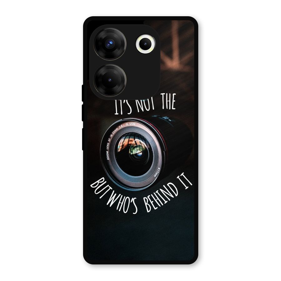 Camera Quote Metal Back Case for Tecno Camon 20