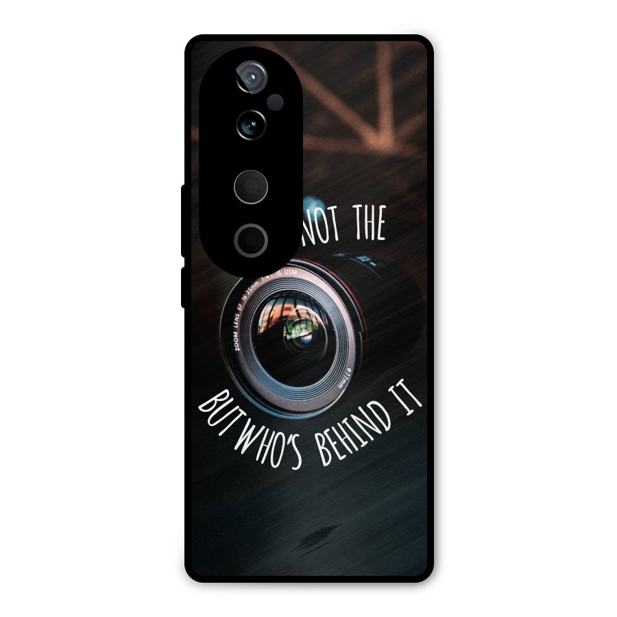 Camera Quote Metal Back Case for Vivo T3 Ultra