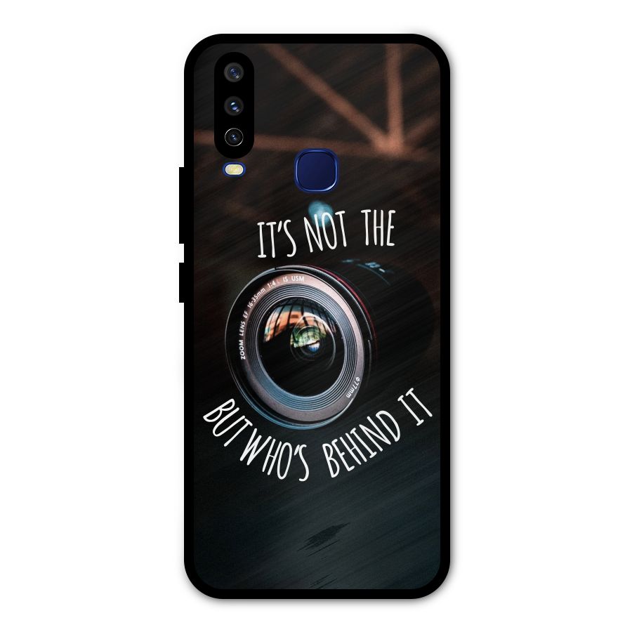 Camera Quote Metal Back Case for Vivo U10