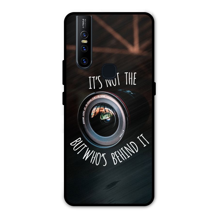 Camera Quote Metal Back Case for Vivo V15