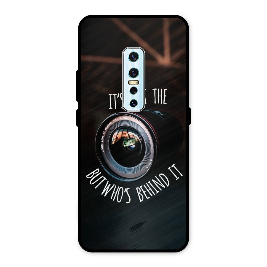 Camera Quote Metal Back Case for Vivo V17 Pro