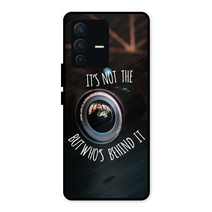 Camera Quote Metal Back Case for Vivo V23 5G