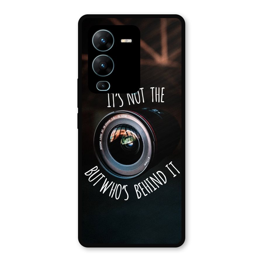 Camera Quote Metal Back Case for Vivo V25 Pro